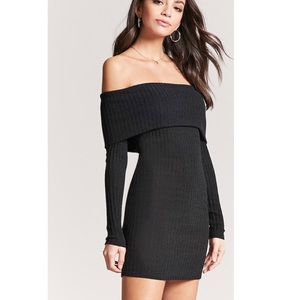Forever 21 Off-the-shoulder sweater dress